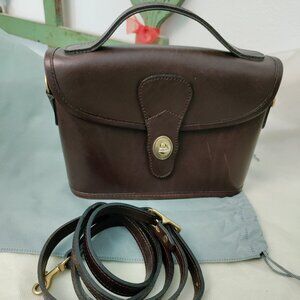 Vintage Micheal Green, Brown Saddle LEATHER Handbag